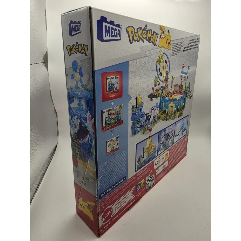 MEGA Pokémon Aquatic Adventure 319-Piece Building Set HXF79 Build w/ Motion 8+